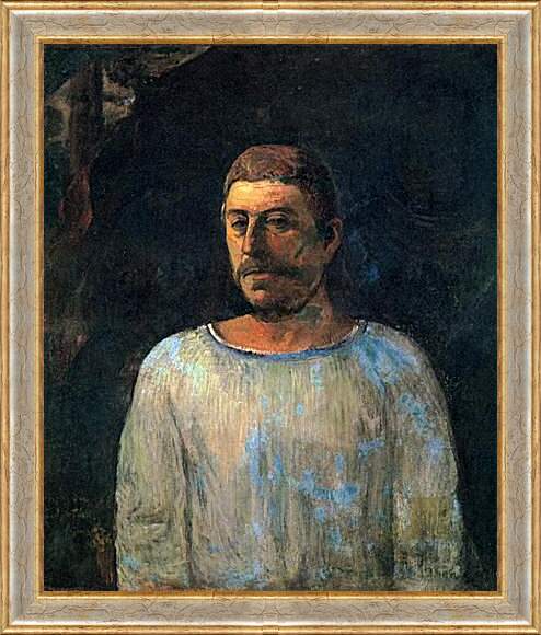 Картина в раме - Self-portrait (Near Golgotha). Поль Гоген