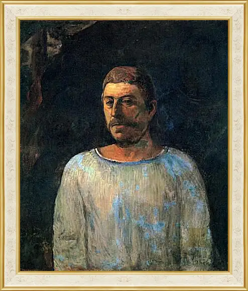 Картина в раме - Self-portrait (Near Golgotha). Поль Гоген