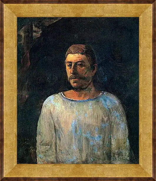 Картина в раме - Self-portrait (Near Golgotha). Поль Гоген