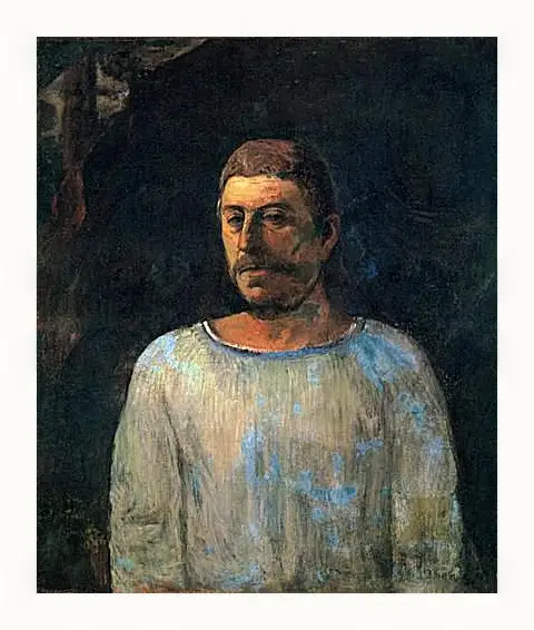 Картина в раме - Self-portrait (Near Golgotha). Поль Гоген