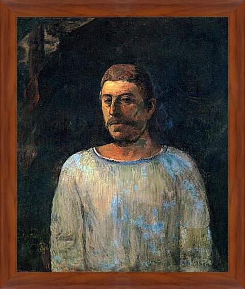 Картина в раме - Self-portrait (Near Golgotha). Поль Гоген