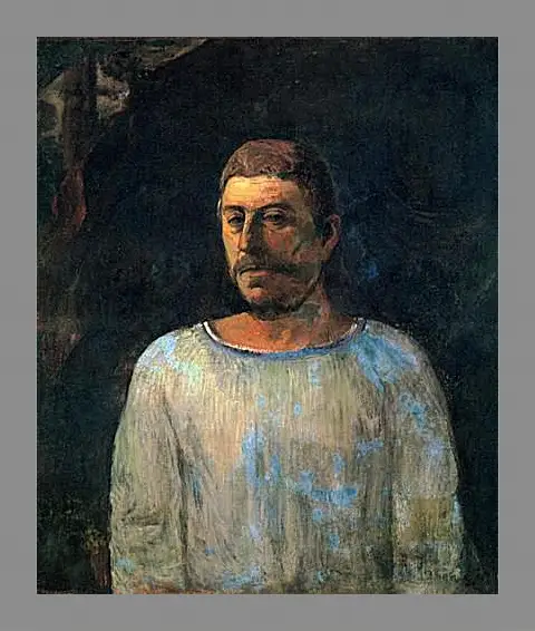 Картина в раме - Self-portrait (Near Golgotha). Поль Гоген