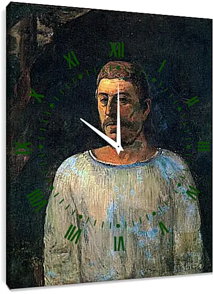 Часы картина - Self-portrait (Near Golgotha). Поль Гоген