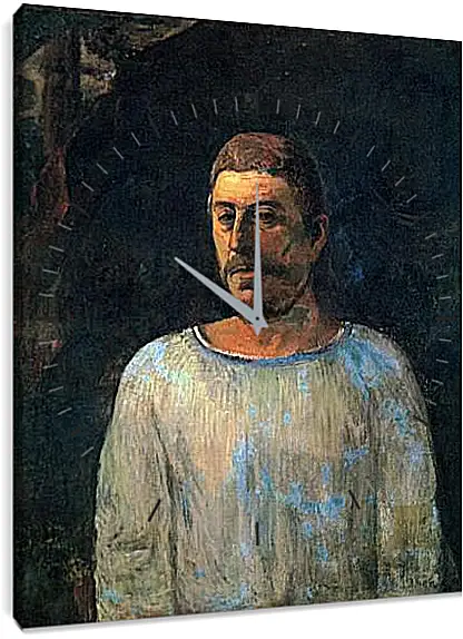 Часы картина - Self-portrait (Near Golgotha). Поль Гоген