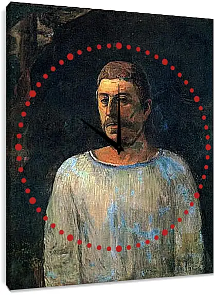 Часы картина - Self-portrait (Near Golgotha). Поль Гоген