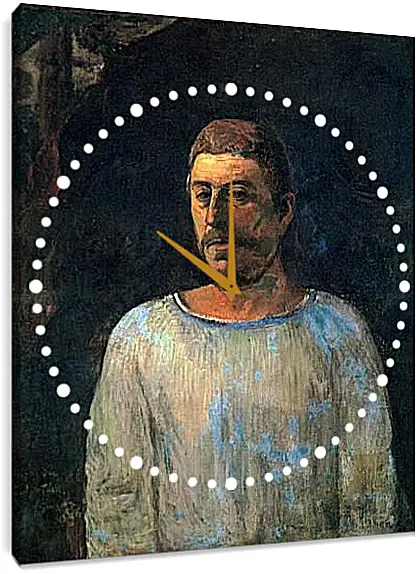 Часы картина - Self-portrait (Near Golgotha). Поль Гоген