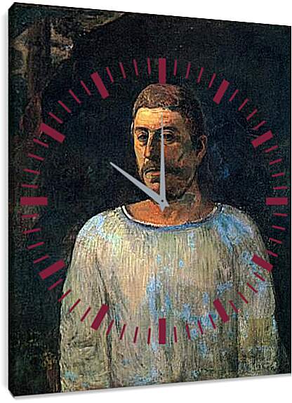 Часы картина - Self-portrait (Near Golgotha). Поль Гоген