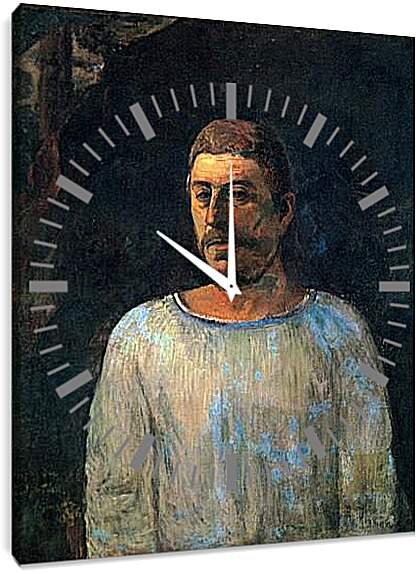 Часы картина - Self-portrait (Near Golgotha). Поль Гоген
