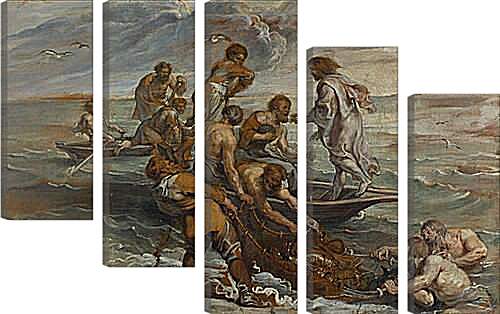 Модульная картина - The Miraculous Draught of Fishes. Питер Пауль Рубенс