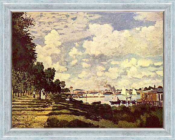 Картина в раме - Seine Basin with Argenteuil. Клод Моне