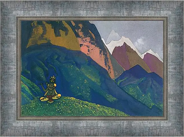 Картина в раме - Кришна. Рерих Николай