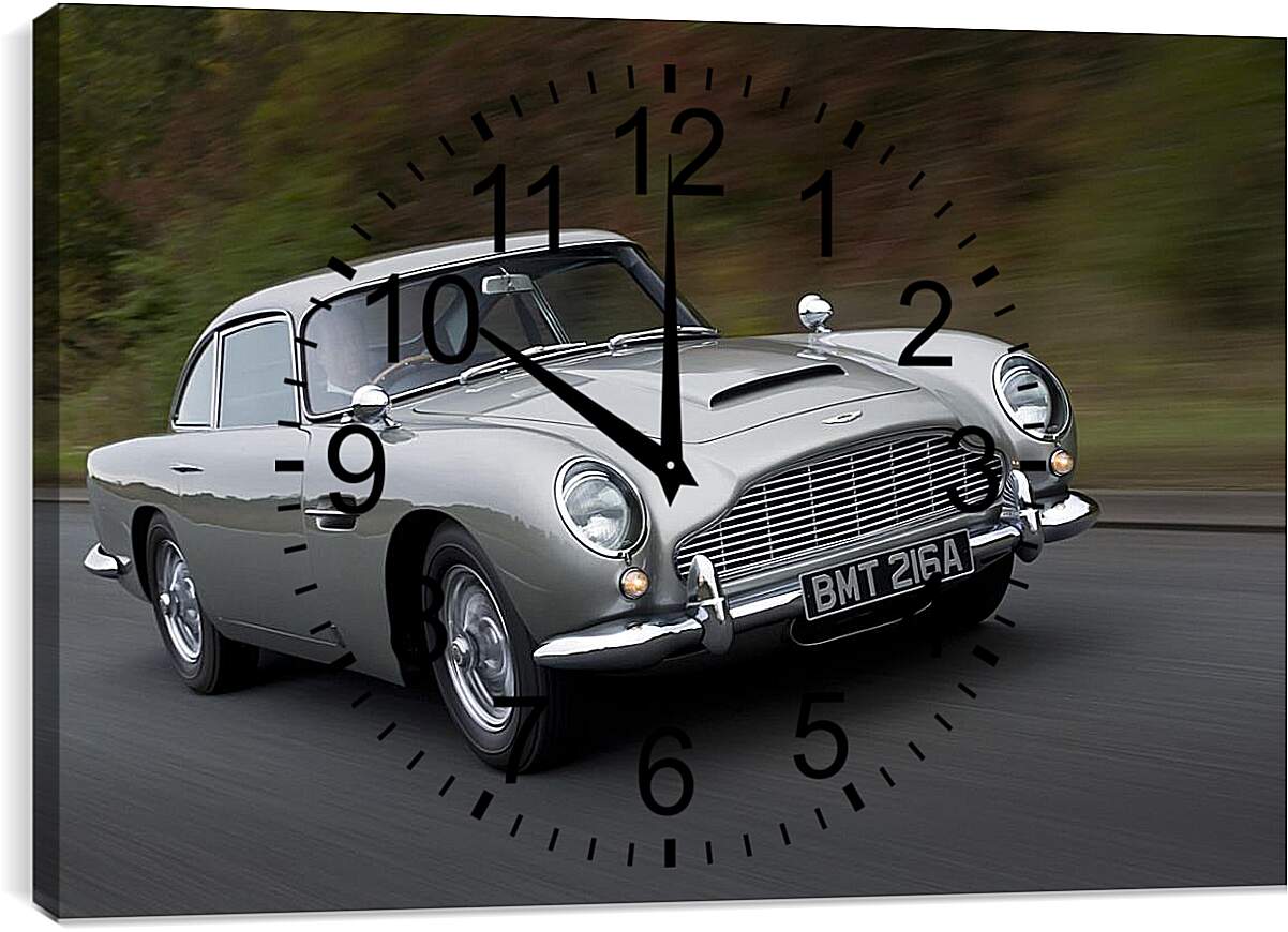Часы картина - Aston Martin DB5