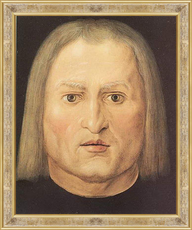 Картина в раме - Kopf eines Mannes - Голова мужчины. Альбрехт Дюрер