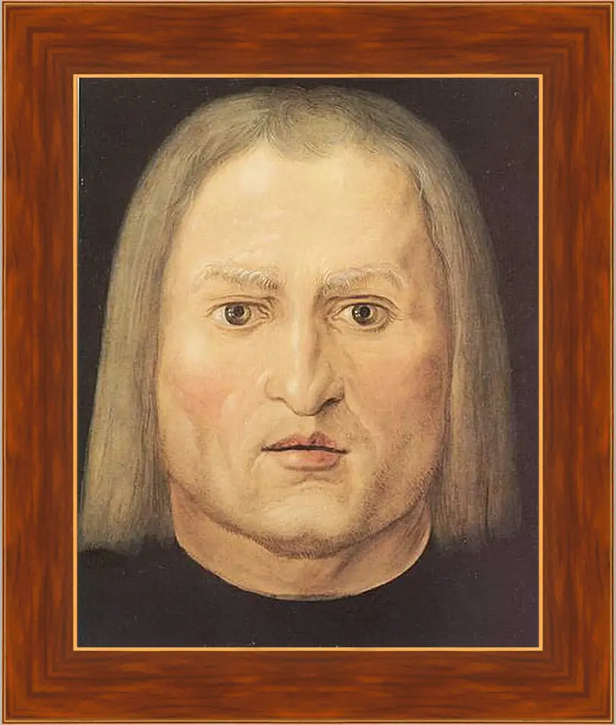 Картина в раме - Kopf eines Mannes - Голова мужчины. Альбрехт Дюрер