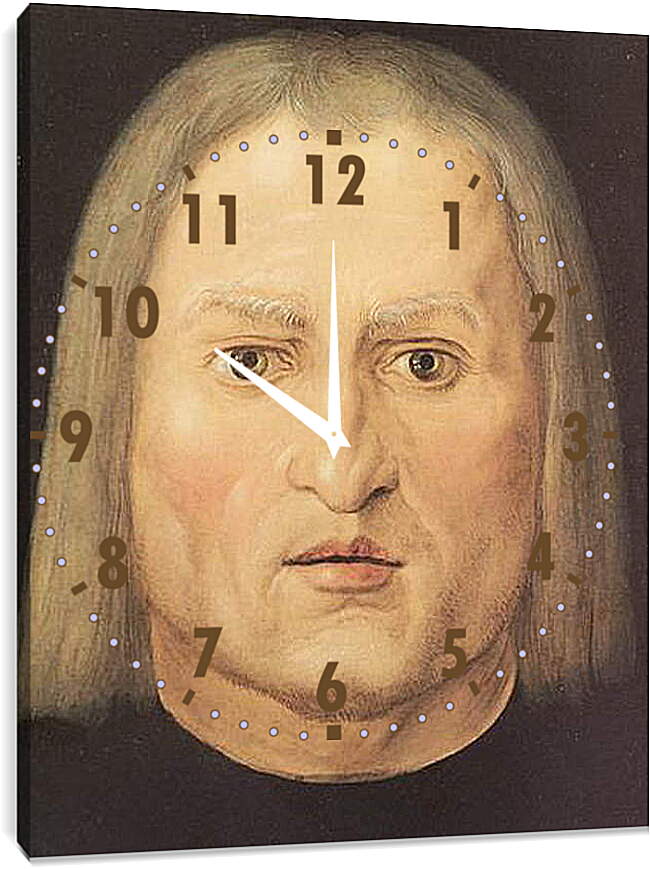 Часы картина - Kopf eines Mannes - Голова мужчины. Альбрехт Дюрер