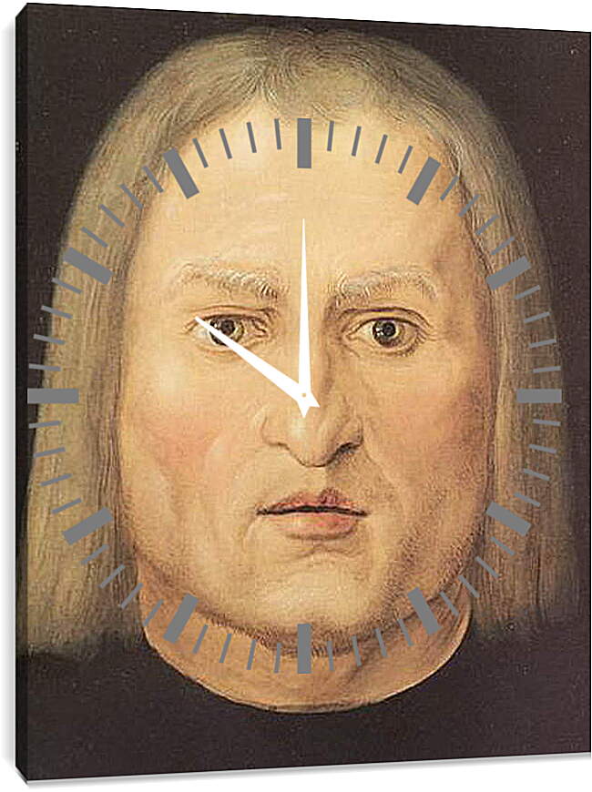 Часы картина - Kopf eines Mannes - Голова мужчины. Альбрехт Дюрер