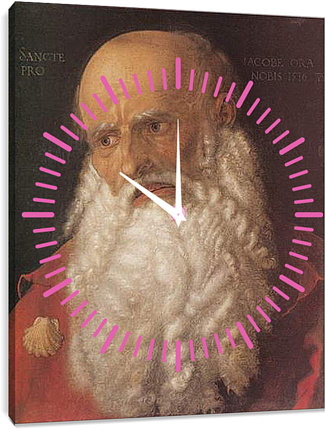Часы картина - Apostel Jakobus - Апостол Иаков. Альбрехт Дюрер