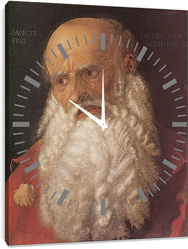 Часы картина - Apostel Jakobus - Апостол Иаков. Альбрехт Дюрер