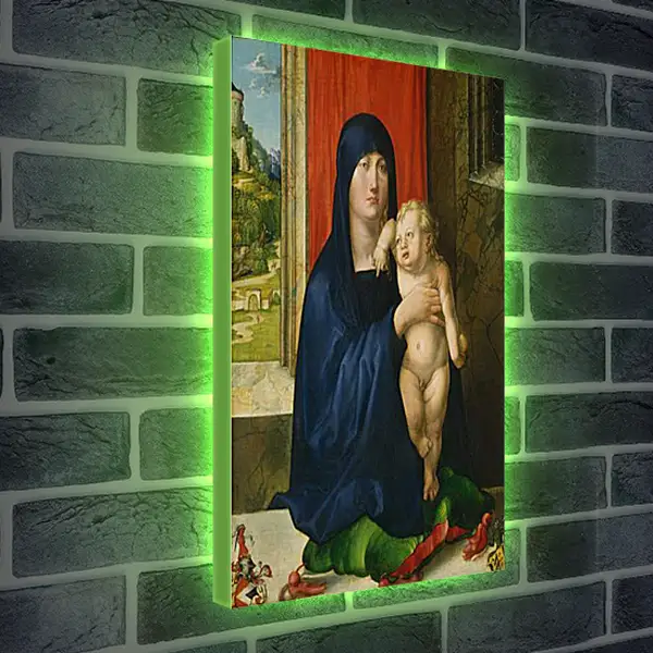 Лайтбокс световая панель - Madonna and Child. Мадонна с младенцем. Альбрехт Дюрер