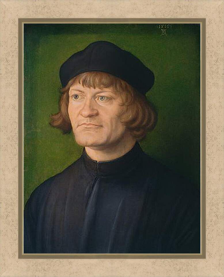 Картина в раме - Портрет священника. Альбрехт Дюрер