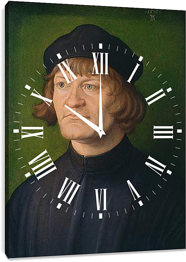 Часы картина - Портрет священника. Альбрехт Дюрер