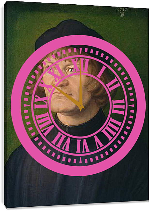 Часы картина - Портрет священника. Альбрехт Дюрер