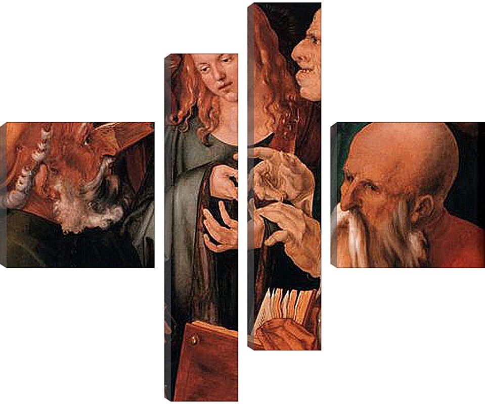 Модульная картина - Christ among the Doctors. Христос среди учителей. Альбрехт Дюрер