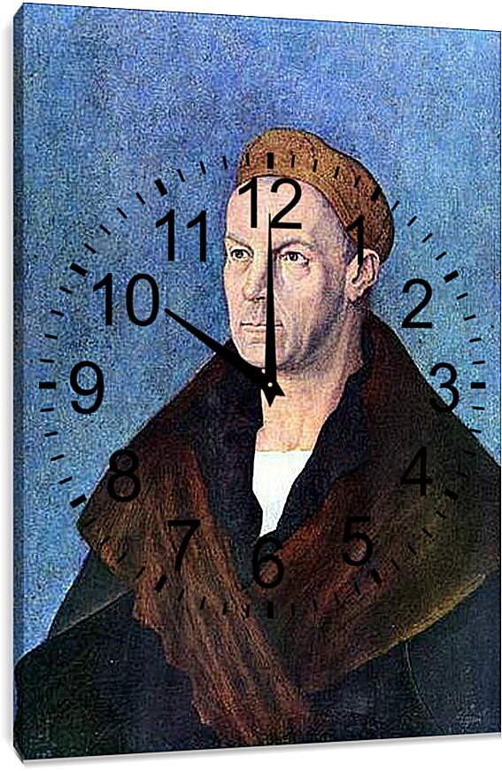 Часы картина - Portrat des Jakob Fugger. Портрет Якоба Фуггера. Альбрехт Дюрер