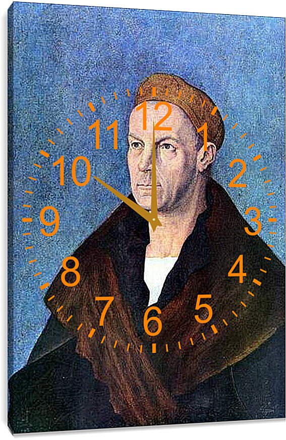 Часы картина - Portrat des Jakob Fugger. Портрет Якоба Фуггера. Альбрехт Дюрер