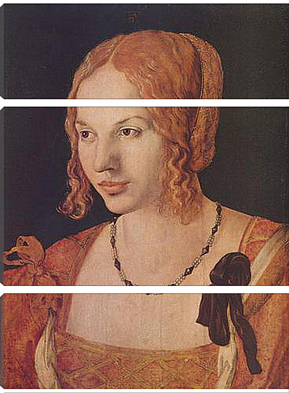 Модульная картина - Portrat einer Venezianerin - Портрет венецианки. Альбрехт Дюрер