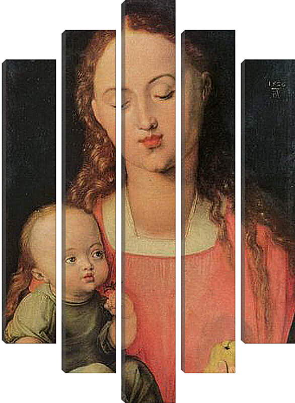 Модульная картина - Maria mit Kind. Мария с младенцем. Альбрехт Дюрер