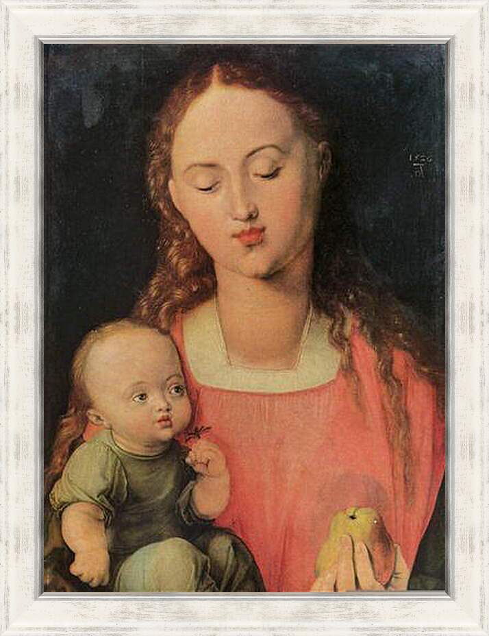 Картина в раме - Maria mit Kind. Мария с младенцем. Альбрехт Дюрер