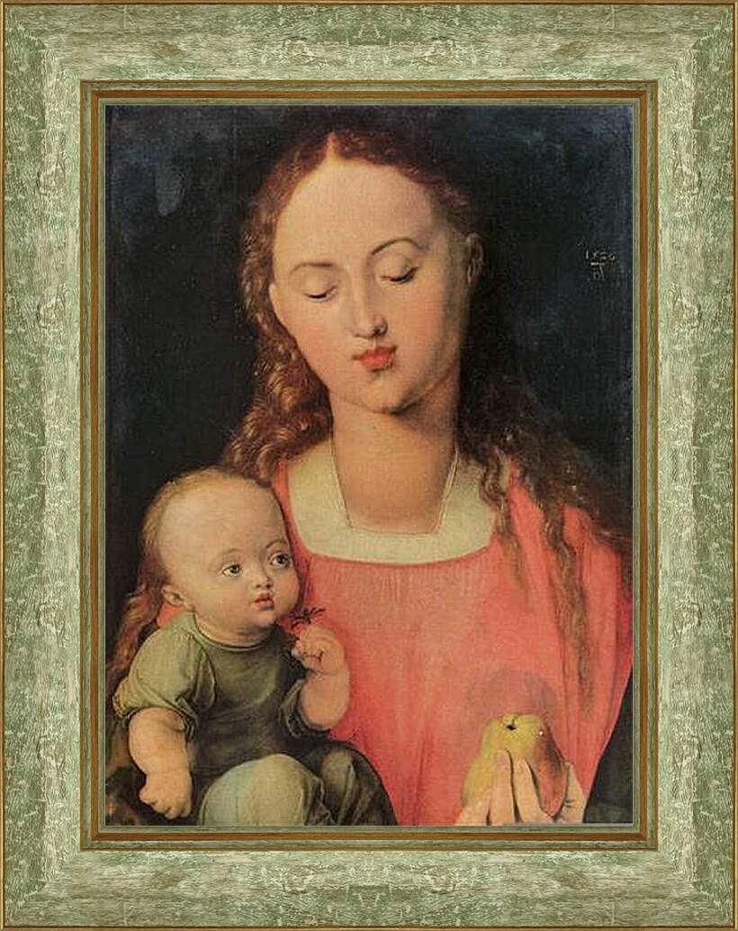 Картина в раме - Maria mit Kind. Мария с младенцем. Альбрехт Дюрер