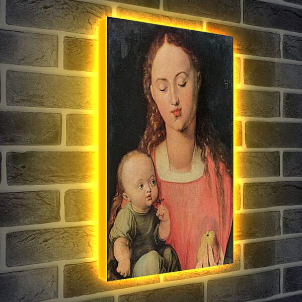 Лайтбокс световая панель - Maria mit Kind. Мария с младенцем. Альбрехт Дюрер