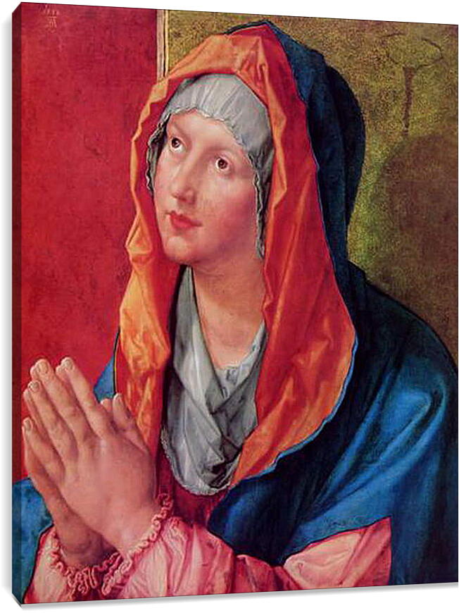 Постер и плакат - Betende Maria. Молящаяся Мария. Альбрехт Дюрер