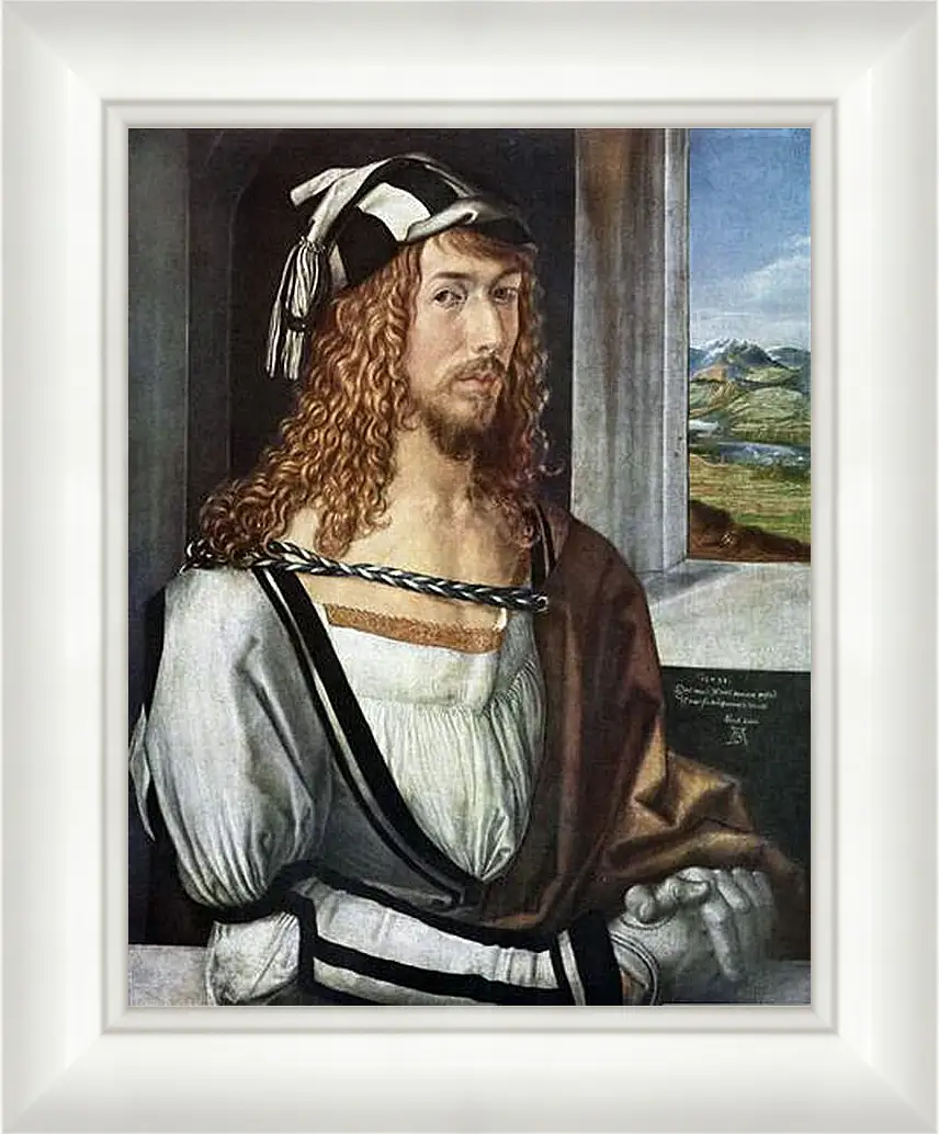 Картина в раме - Selbstportraet - Автопортрет. Альбрехт Дюрер