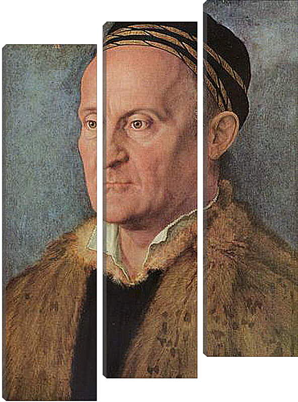 Модульная картина - Portraet des Jacob Muffel. Портрет Якоба Муффеля. Альбрехт Дюрер