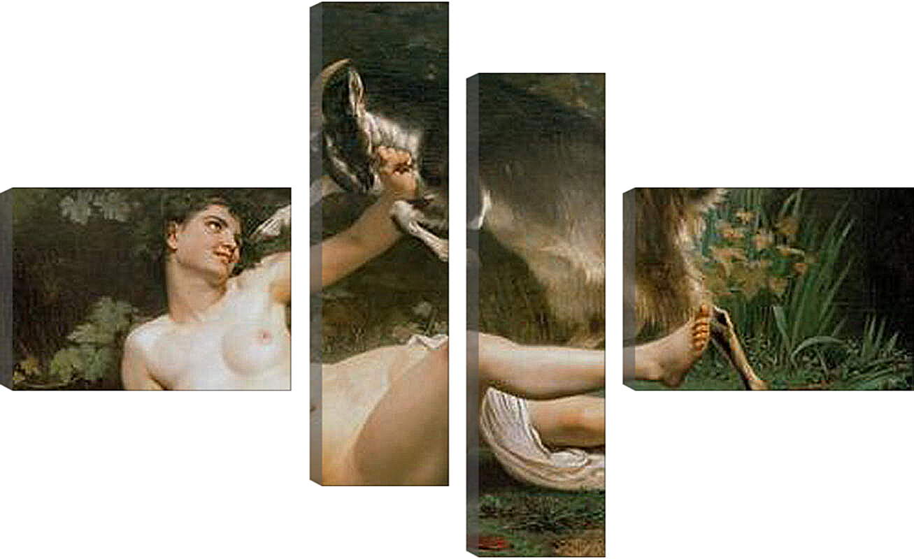 Модульная картина - Вакханка. Адольф Вильям Бугро