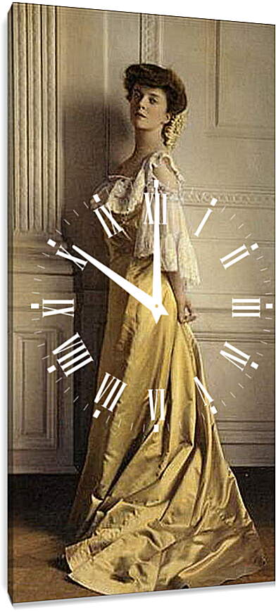 Часы картина - Элис Рузвельт Лонгворт. Адольф Вильям Бугро