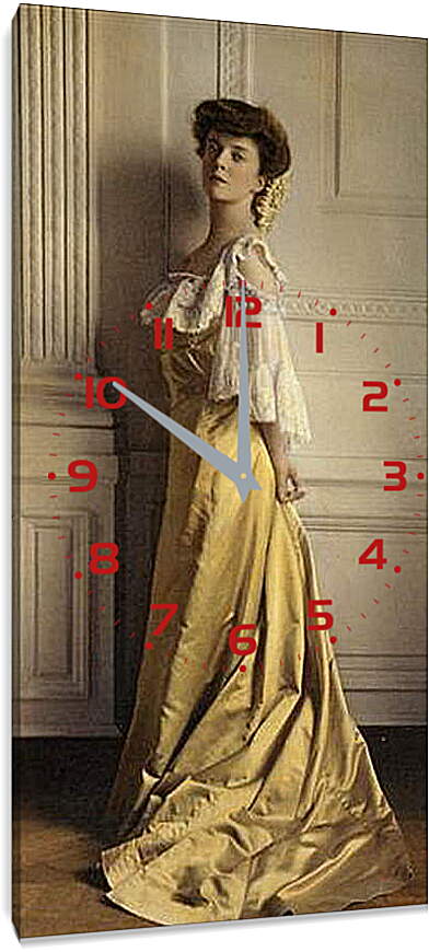 Часы картина - Элис Рузвельт Лонгворт. Адольф Вильям Бугро