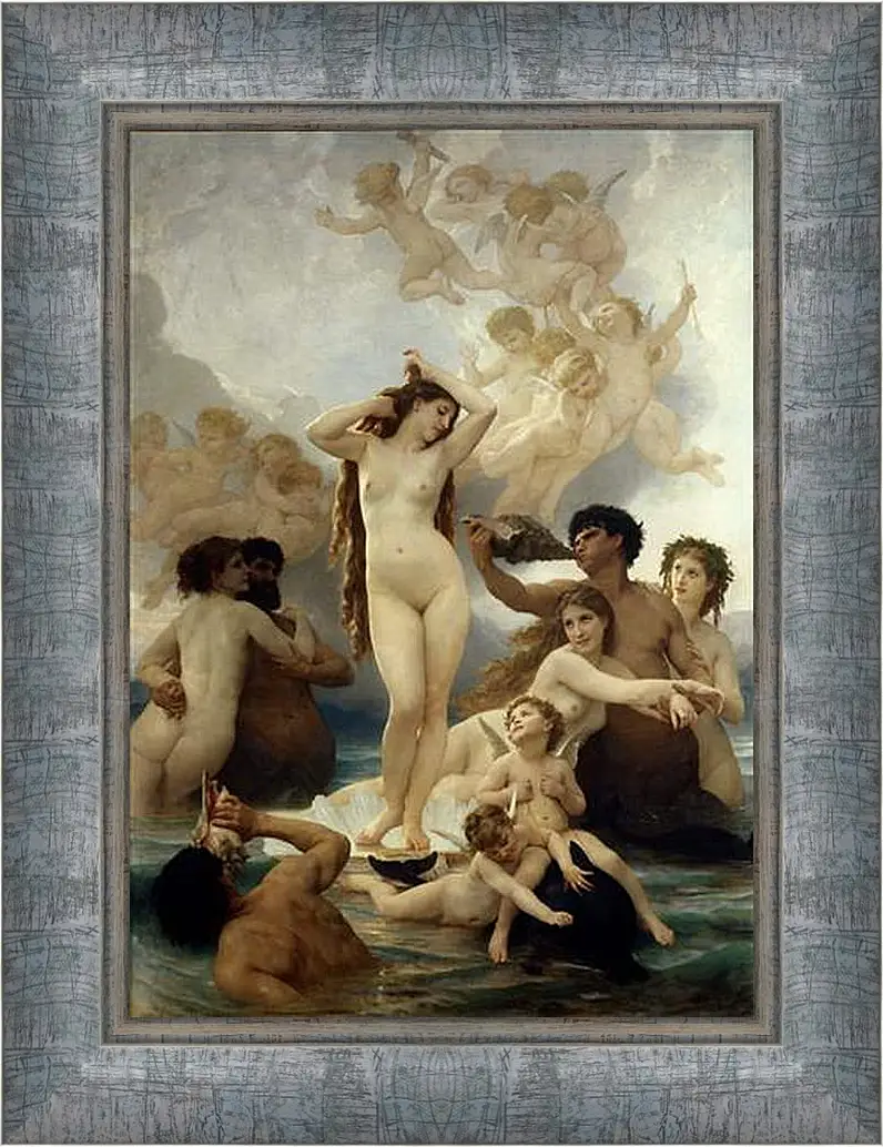 Картина в раме - Birth of Venus - Рождение Венеры. Адольф Вильям Бугро