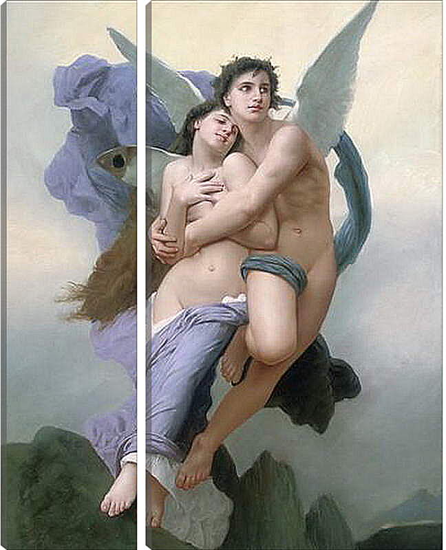 Модульная картина - The Abduction of Psyche - Похищение Психеи. Адольф Вильям Бугро