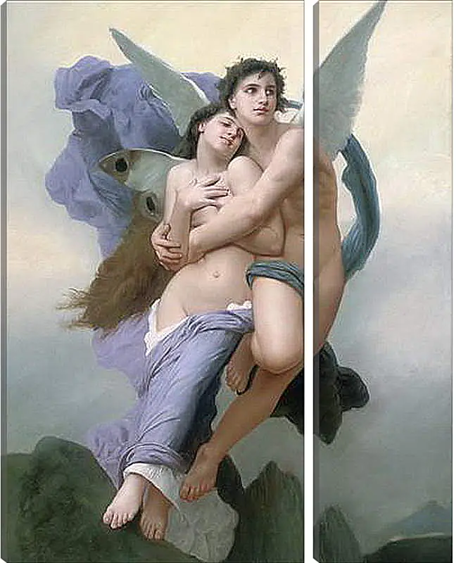 Модульная картина - The Abduction of Psyche - Похищение Психеи. Адольф Вильям Бугро