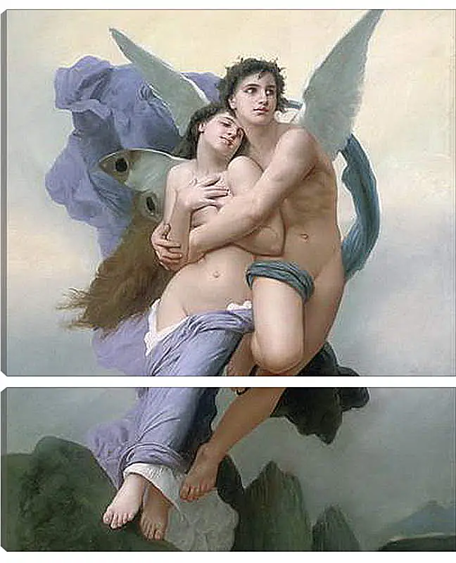 Модульная картина - The Abduction of Psyche - Похищение Психеи. Адольф Вильям Бугро