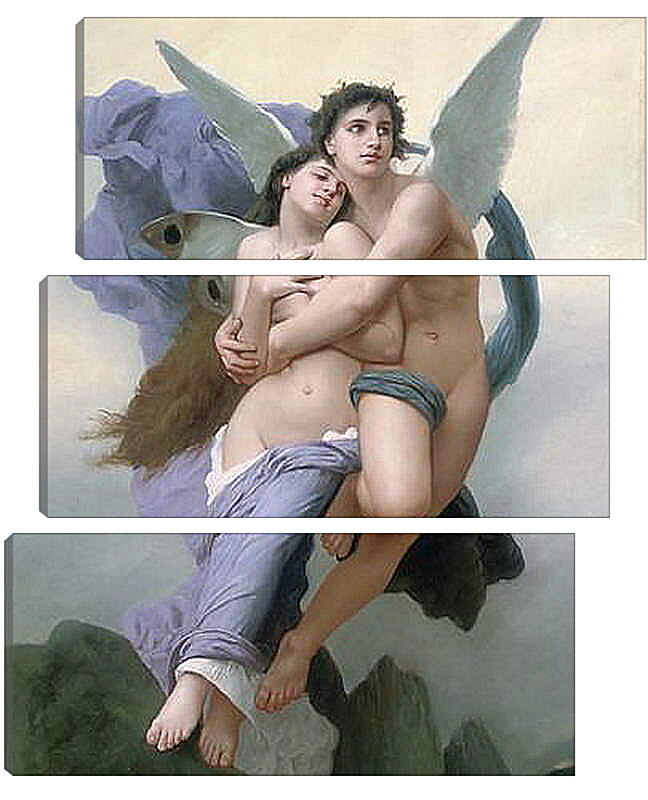 Модульная картина - The Abduction of Psyche - Похищение Психеи. Адольф Вильям Бугро
