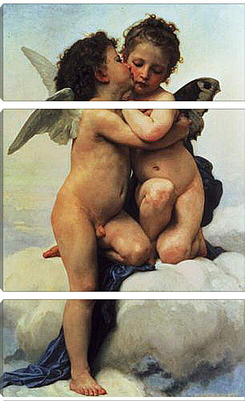 Модульная картина - Купидон и Психея. Адольф Вильям Бугро