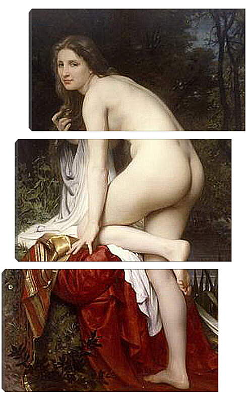 Модульная картина - Купальщица. Адольф Вильям Бугро