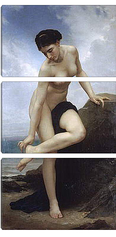 Модульная картина - Apres le bain 1875. После купания. Адольф Вильям Бугро