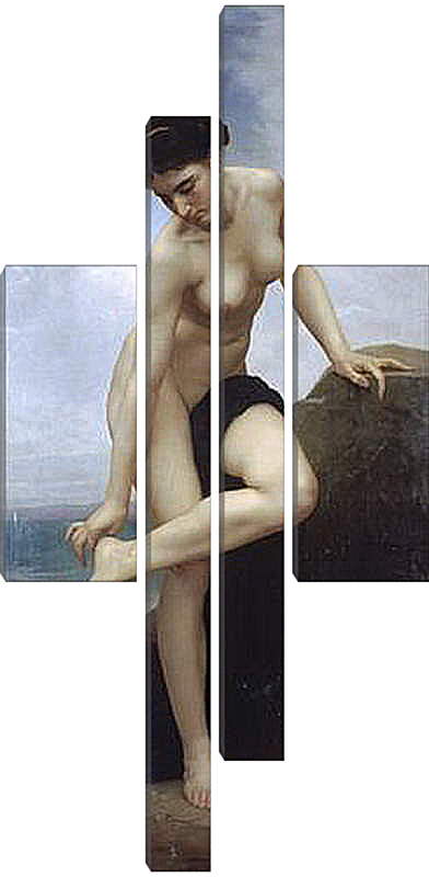 Модульная картина - Apres le bain 1875. После купания. Адольф Вильям Бугро