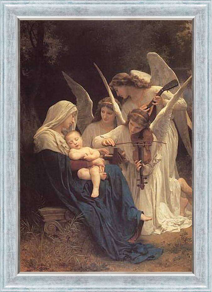 Картина в раме - Song of the Angels. Ангельская музыка. Адольф Вильям Бугро